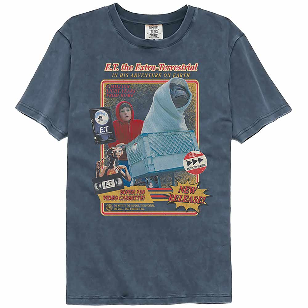 E.T. Arcade Denim Premium Comfort Colors T-Shirt