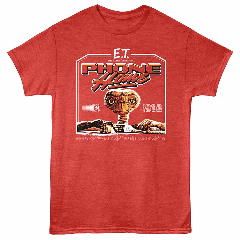 E.T. Phone Home Contained Red Heather T-Shirt