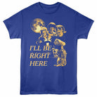 E.T. Right Here Monochrome Royal T-Shirt