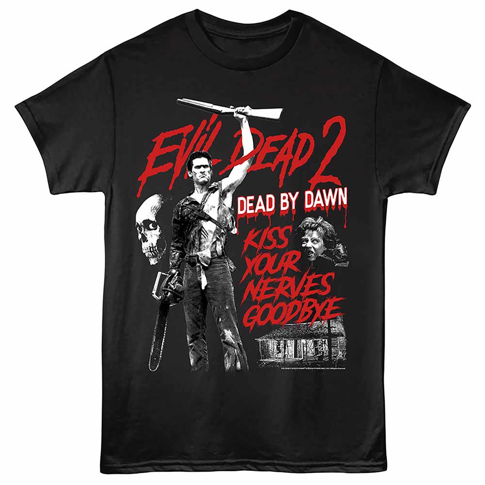 Evil Dead Nerves Black T-Shirt