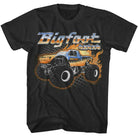 Bigfoot Truck with Flames Smoke T-Shirt