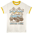 Bigfoot Dust Vintage White Mellow Yellow Ringer T-Shirt