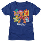 Fraggle Rock Fraggle Rock Four Squares Royal Blue Women's T-Shirt
