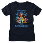 Fraggle Rock Fraggle Rock Change The World Navy Women's T-Shirt
