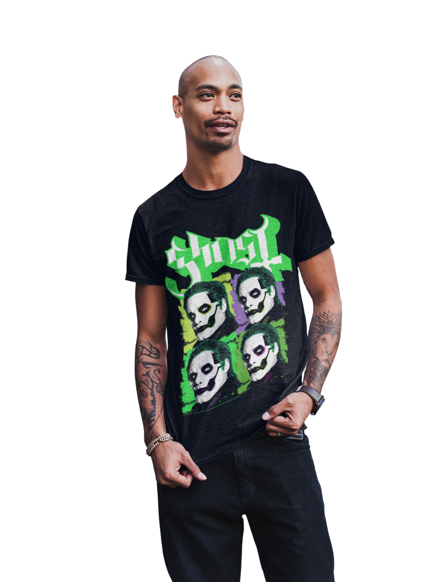 Wholesale Ghost Green Jokers T-Shirt