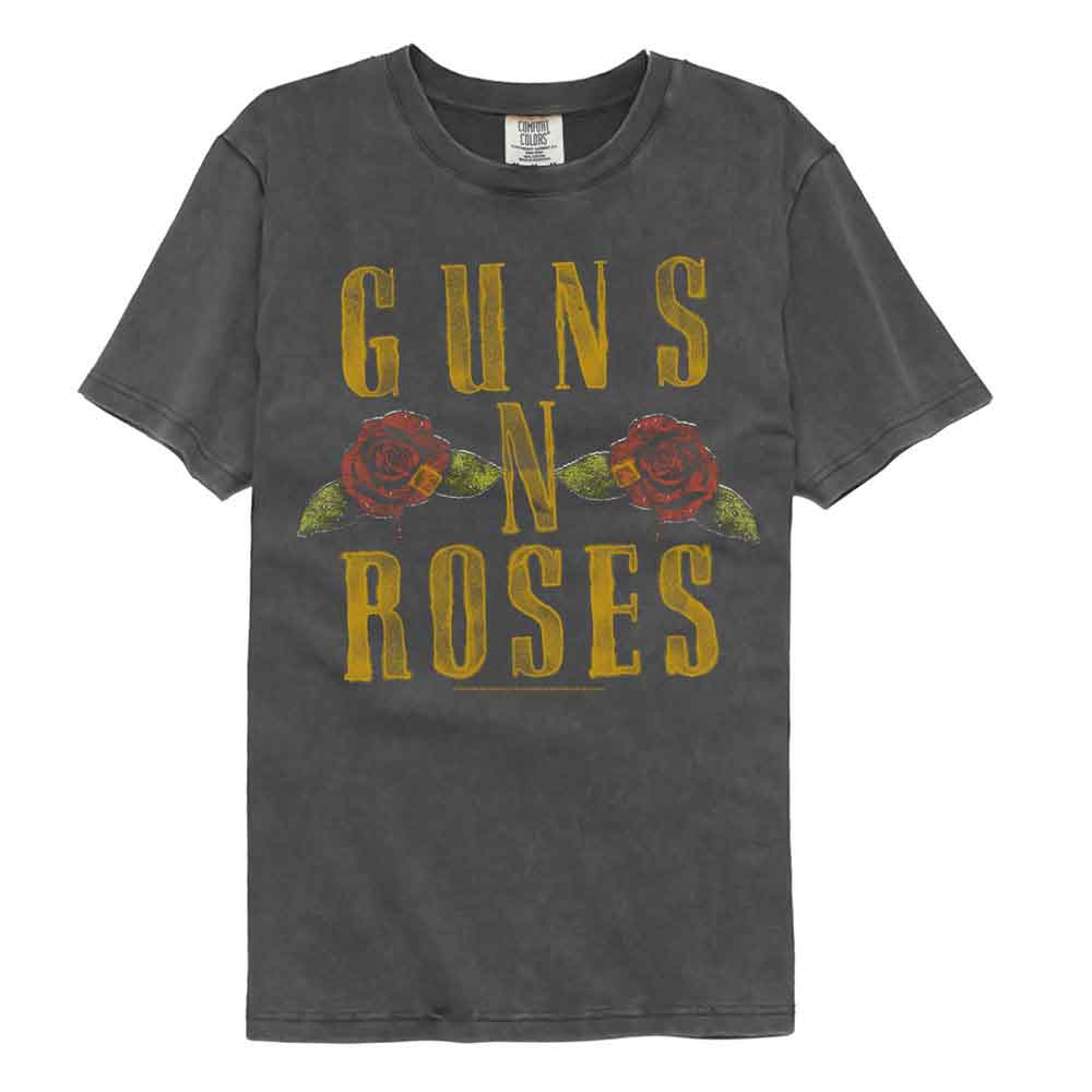 Wholesale GUNS N ROSES GNR LOGO AND ROSES PEPPER T-Shirt