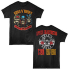 Guns n Roses AFD Tour Black Front & Back Print T-Shirt