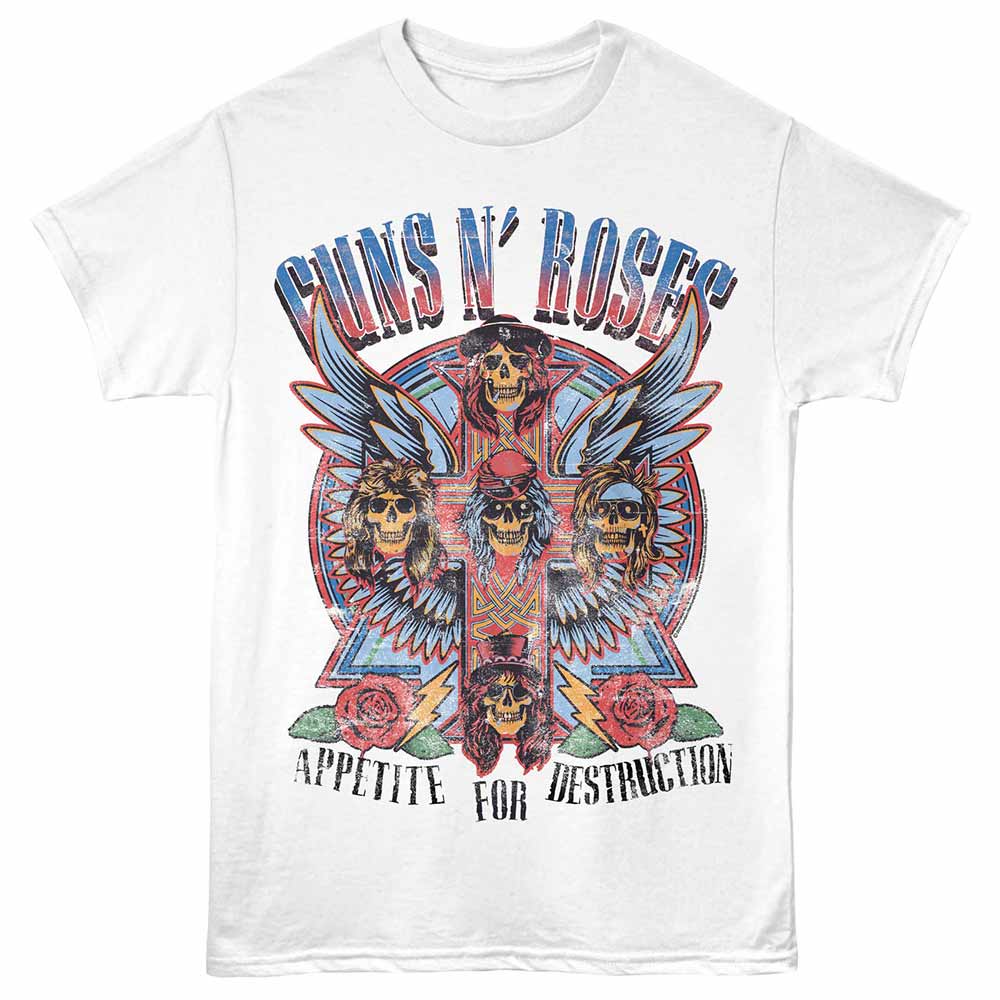 Guns n Roses Appetite White T-Shirt