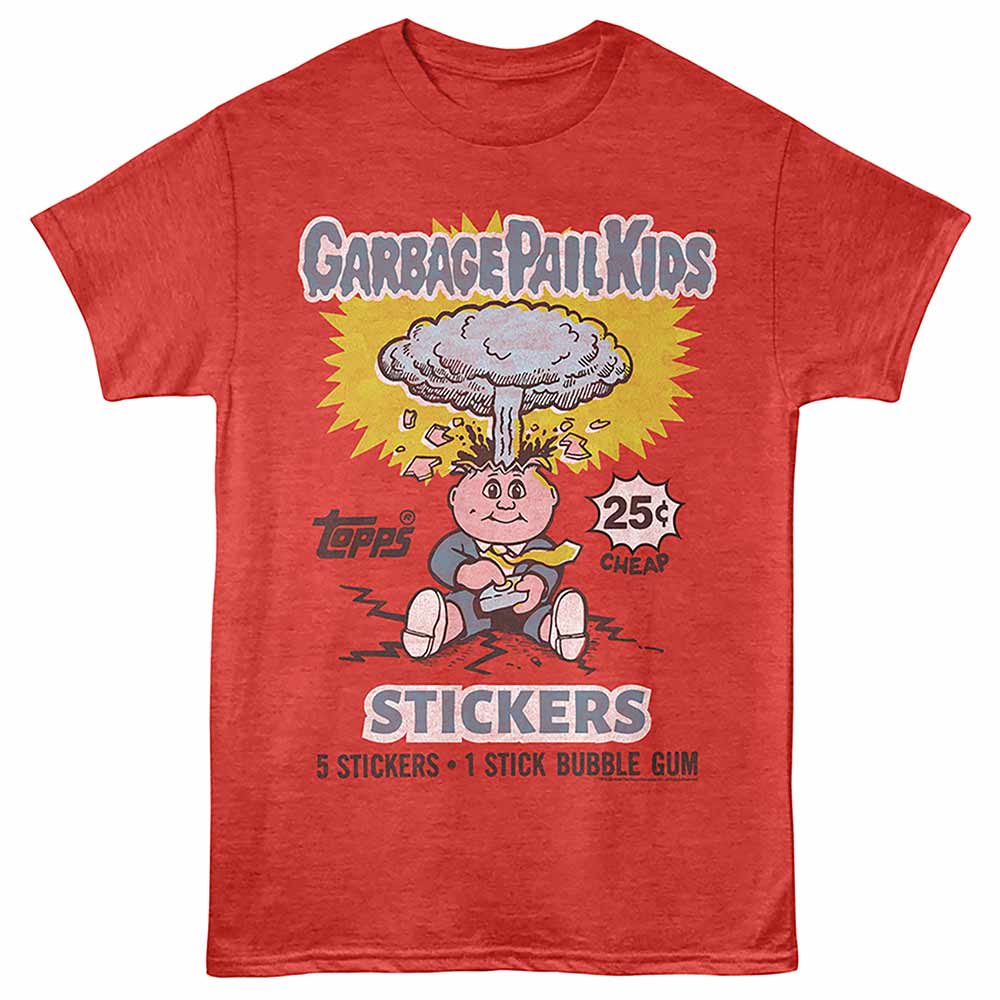 Garbage Pail Kids Wrapper Red Heather T-Shirt