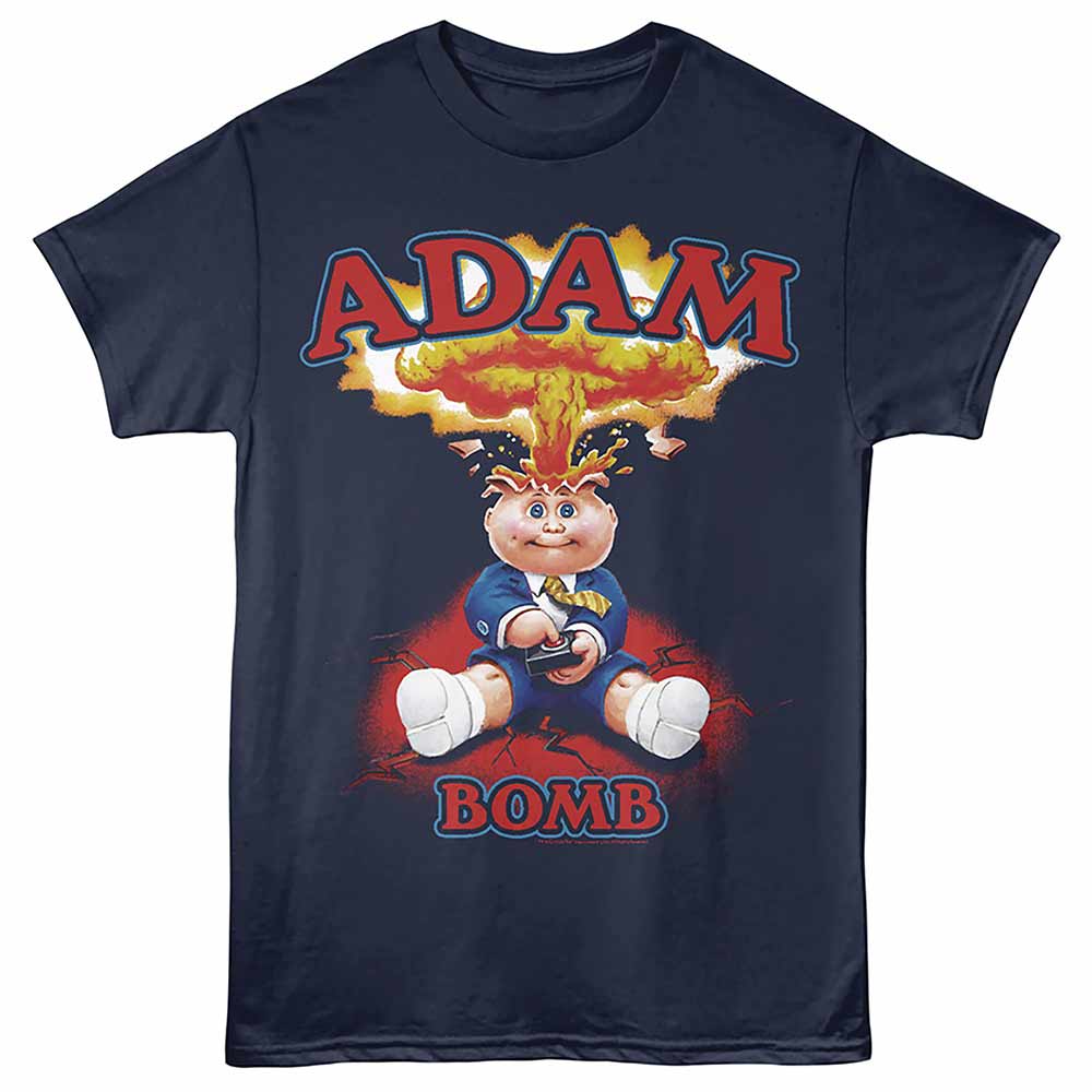 Garbage Pail Kids Adam Bomb Navy T-Shirt