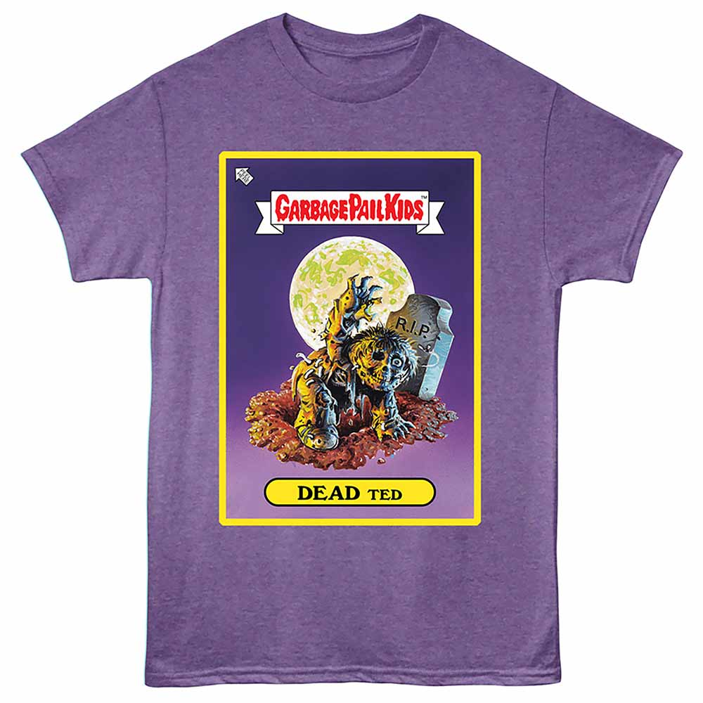 Garbage Pail Kids Dead Ted Purple Heather T-Shirt