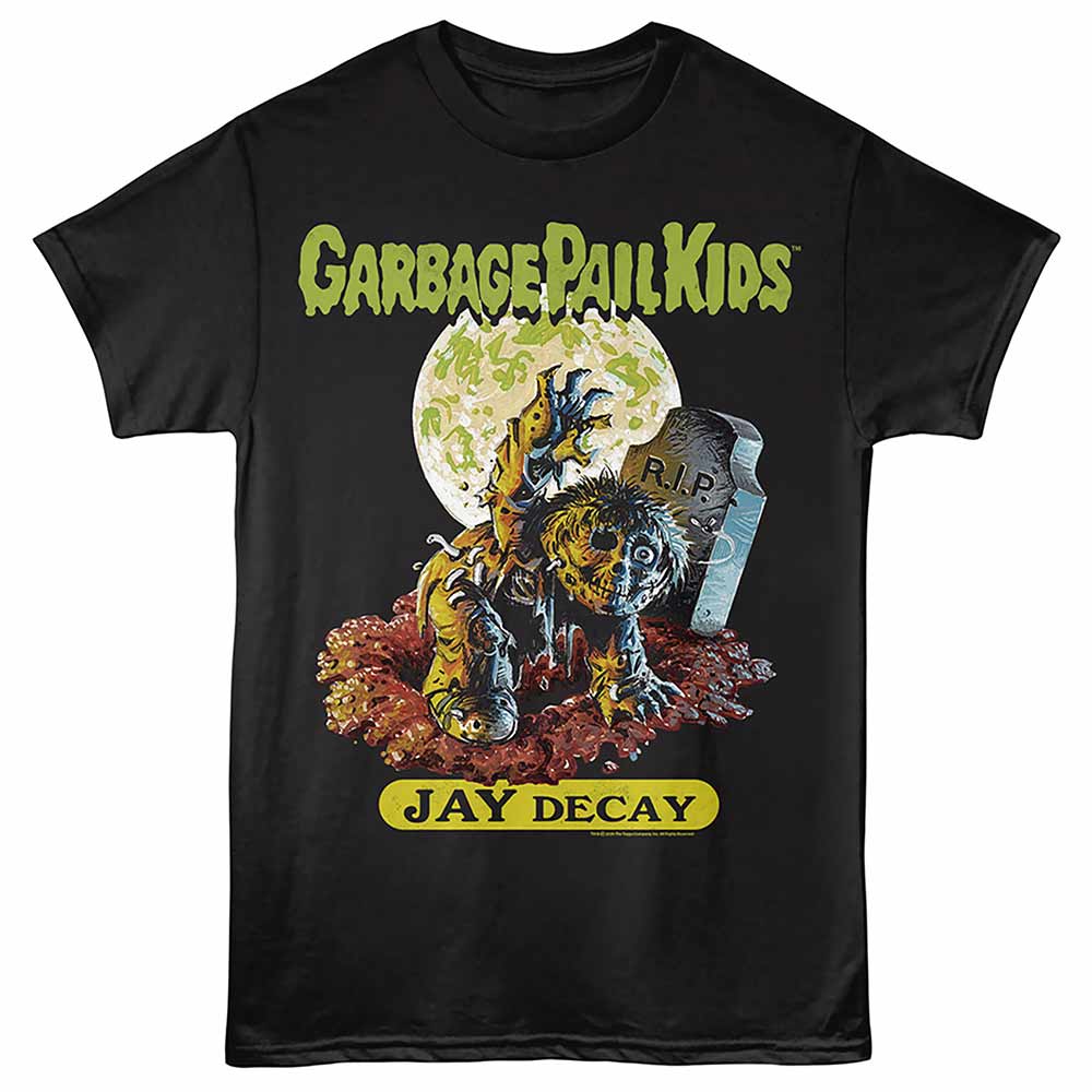 Garbage Pail Kids Jay Decay Black T-Shirt