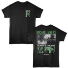 Halloween Myers Black Front & Back Print T-Shirt