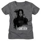 Hunger Games Hunger Games Katniss Burn Forever Heather Gray Women's T-Shirt