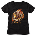 Hunger Games Hunger Games Catching Fire Mockingjay Black Women's T-Shirt