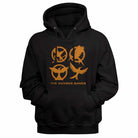 The Hunger Games Emblems Black Hoodie