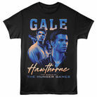 Hunger Games Blue Gale Black T-Shirt