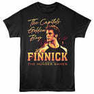 Hunger Games Golden Boy Black T-Shirt