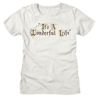 Its A Wonderful Life Its A Wonderful Life Title Treatment Vintage White Women's T-Shirt