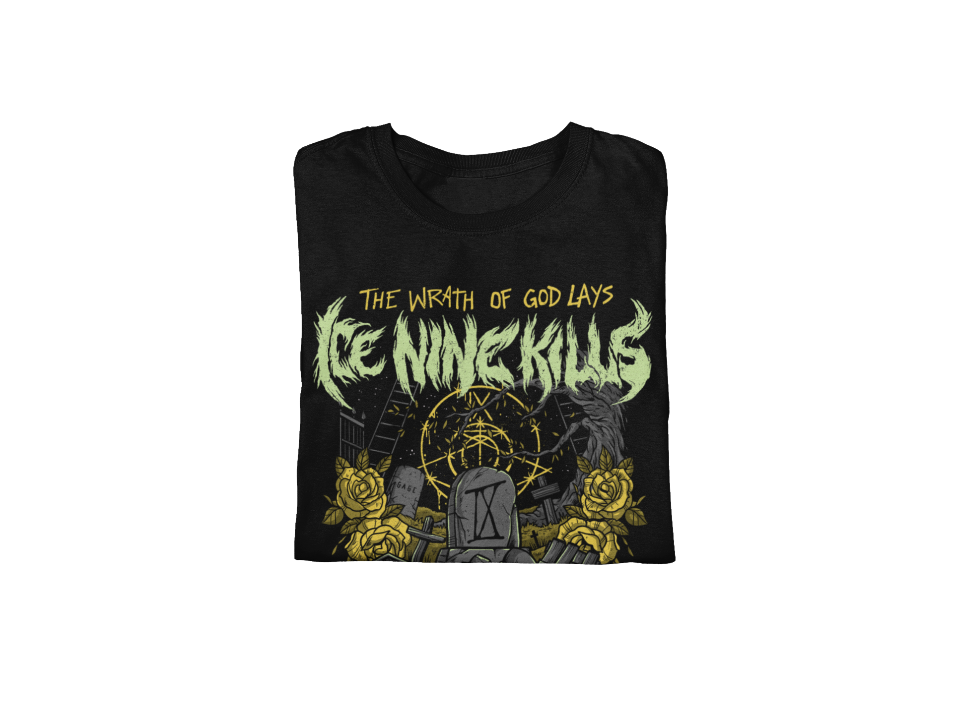 Wholesale Ice Nine Kills Yellow Wrath T-Shirt