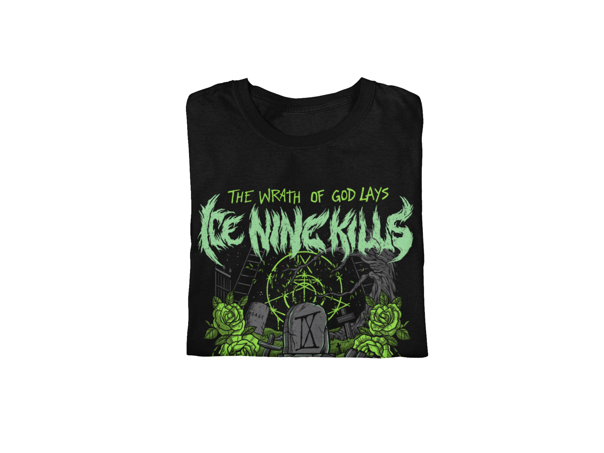 Wholesale Ice Nine Kills Green Wrath T-Shirt