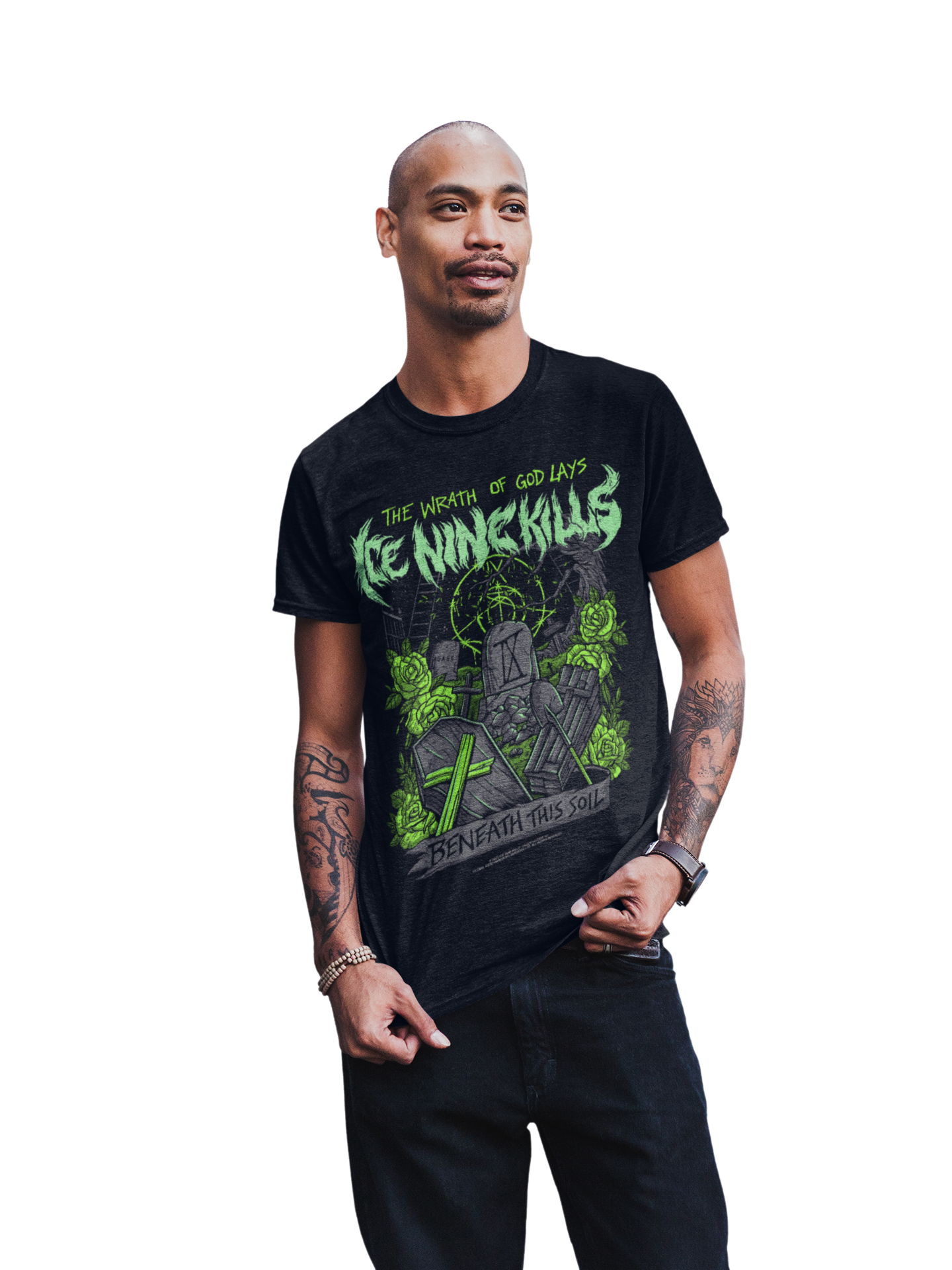 Wholesale Ice Nine Kills Green Wrath T-Shirt