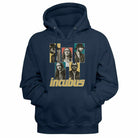 Incubus Band Member Boxes Navy Hoodie