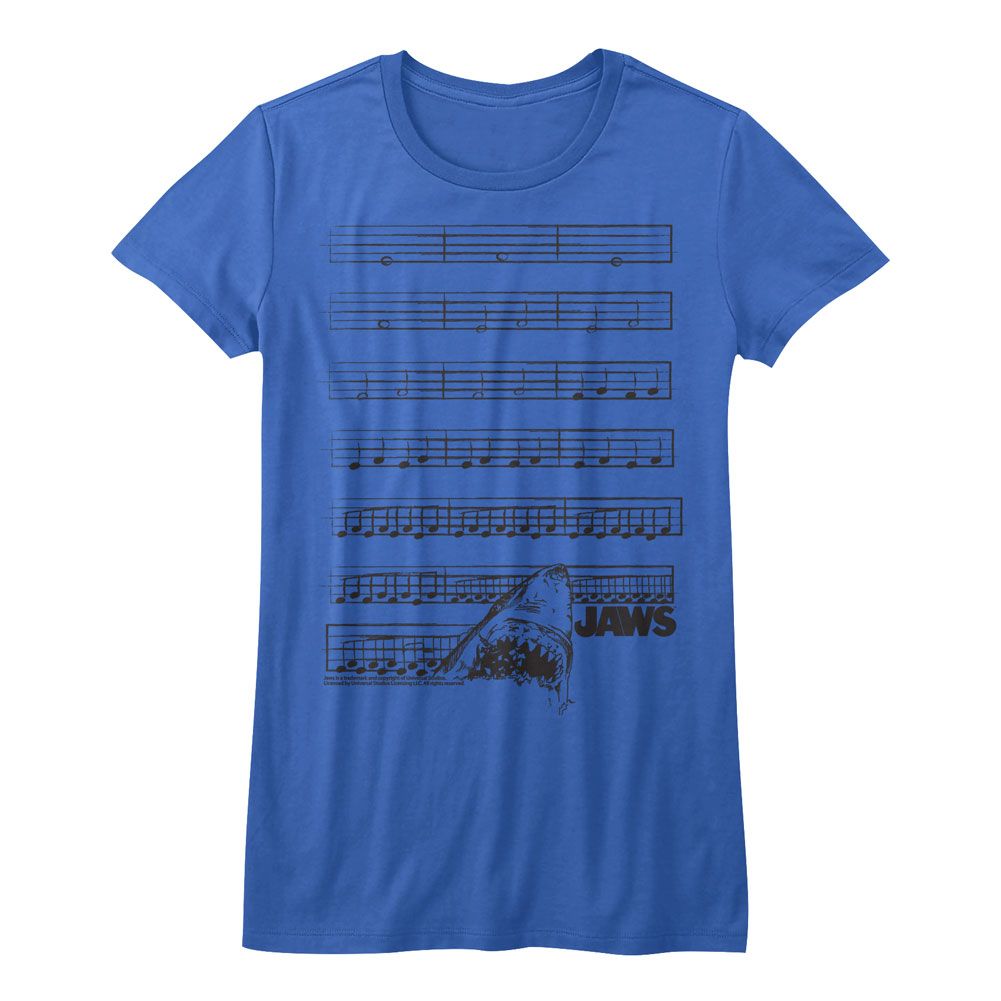 Jaws Dun Nun Royal Blue Women's T-Shirt