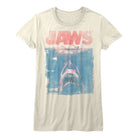 Jaws Fade Vintage White Women's T-Shirt