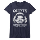 Jaws Shark Tours Navy Women's T-Shirt
