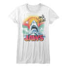 Jaws Beachy Airbrush White Women's T-Shirt