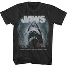 Jaws Faded Background Smoke T-Shirt