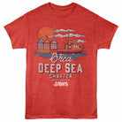 Jaws Orca Deep Sea Charter Red Heather T-Shirt