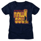 James Brown James Brown Raw Soul Navy Women's T-Shirt