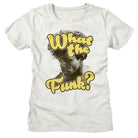 James Brown James Brown What The Funk Vintage White Women's T-Shirt