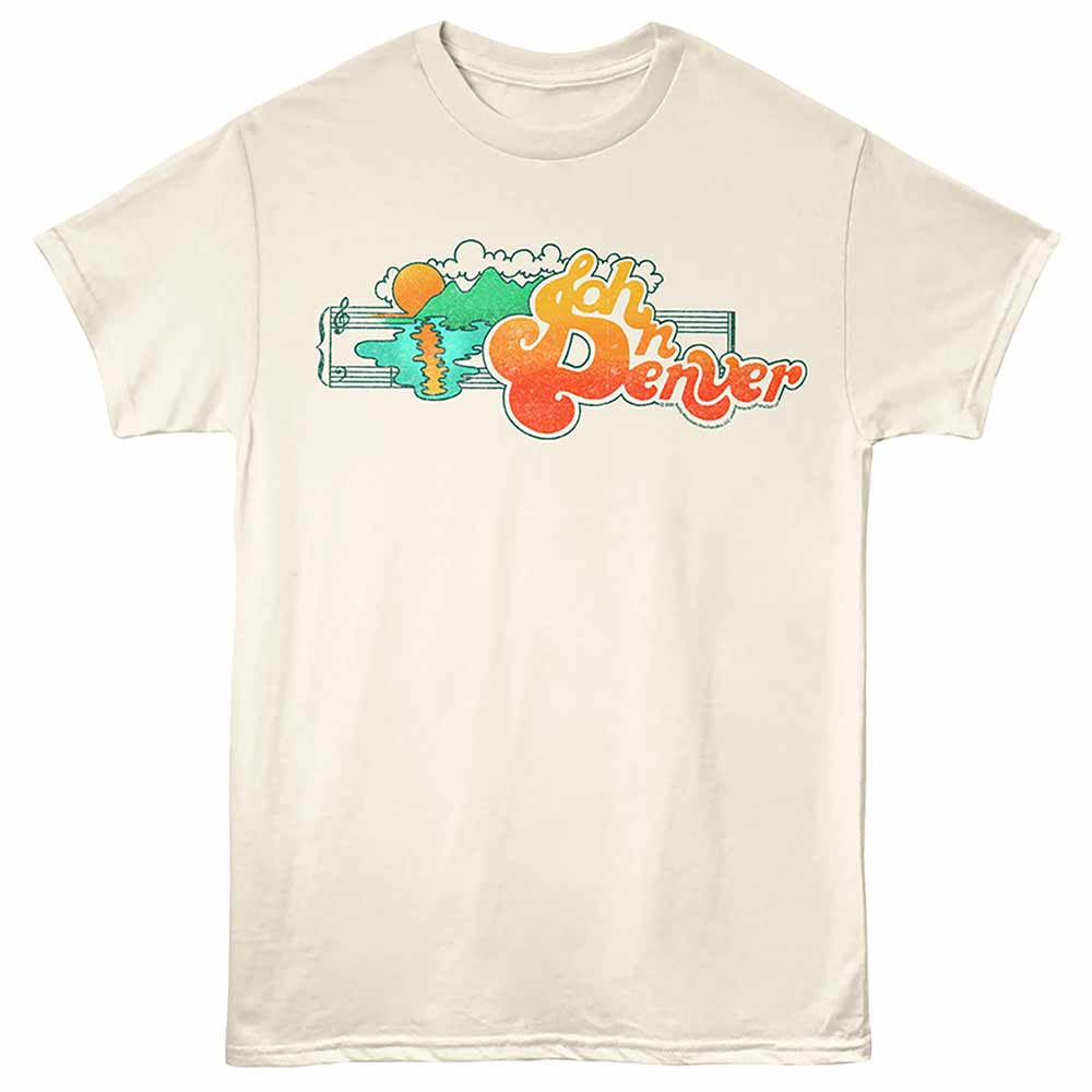 John Denver Sunset Melody Natural T-Shirt