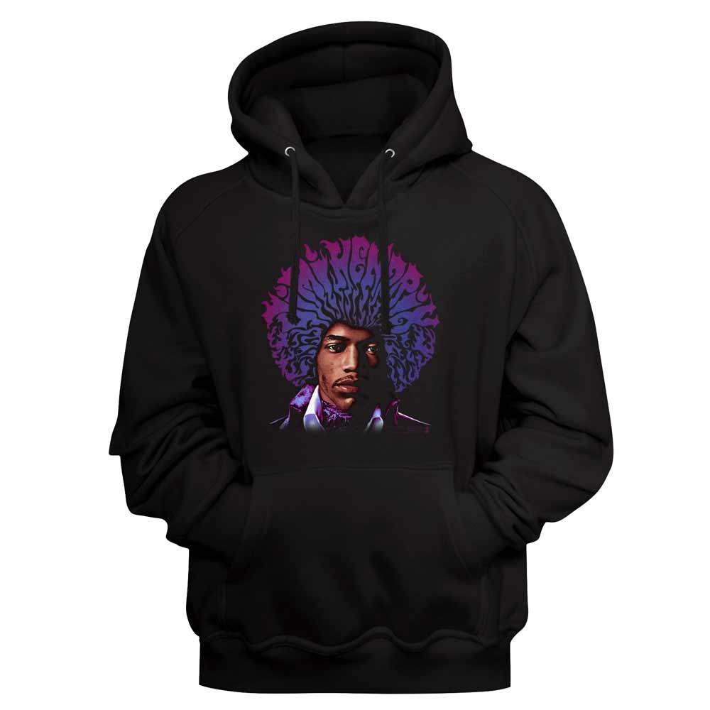 Jimi Hendrix Name Fro Black Hoodie