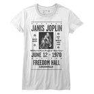 Janis Joplin Louisville White Women's T-Shirt