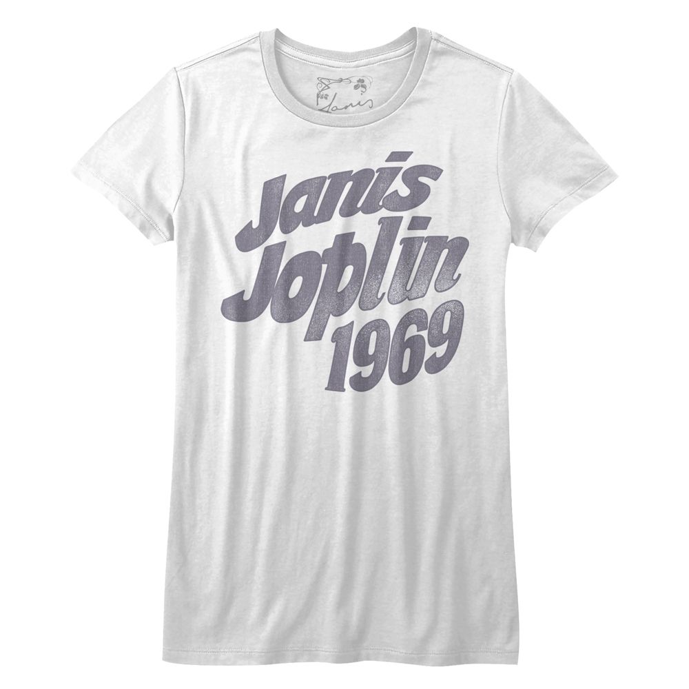 Janis Joplin Jj67 White Women's T-Shirt