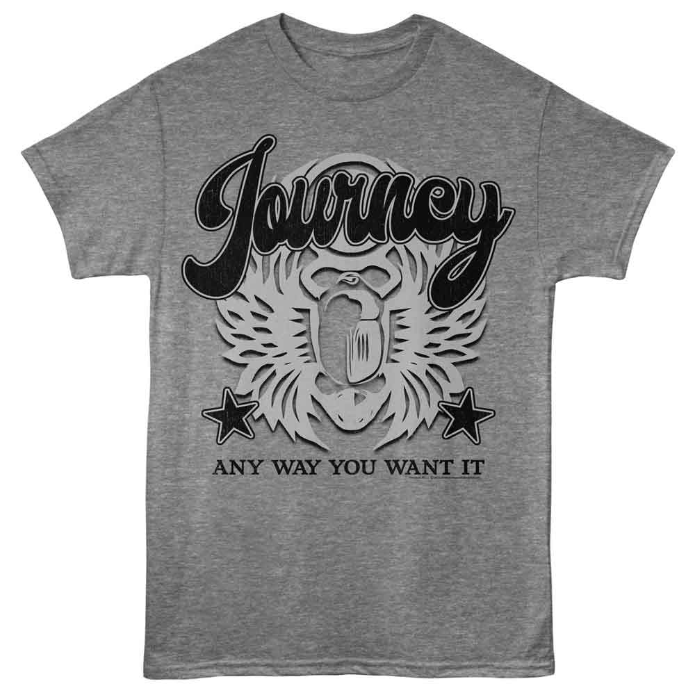 Journey Any Way You Want It Graphite Heather T-Shirt