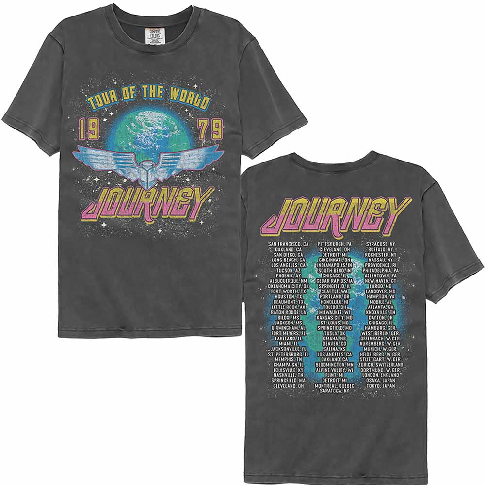 Journey Tour Of The World Pepper Premium Comfort Colors T-Shirt