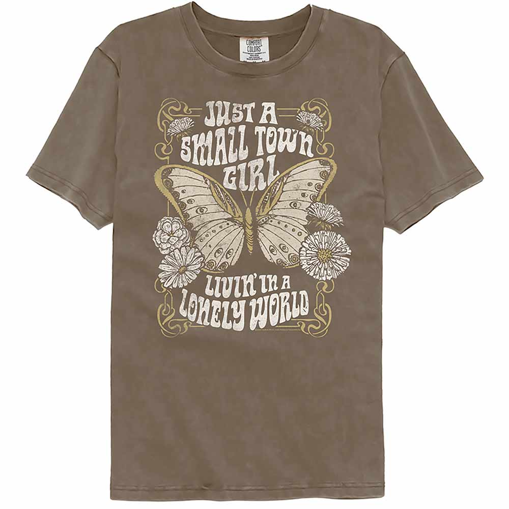 Journey Small Town Girl Espresso Premium Comfort Colors T-Shirt