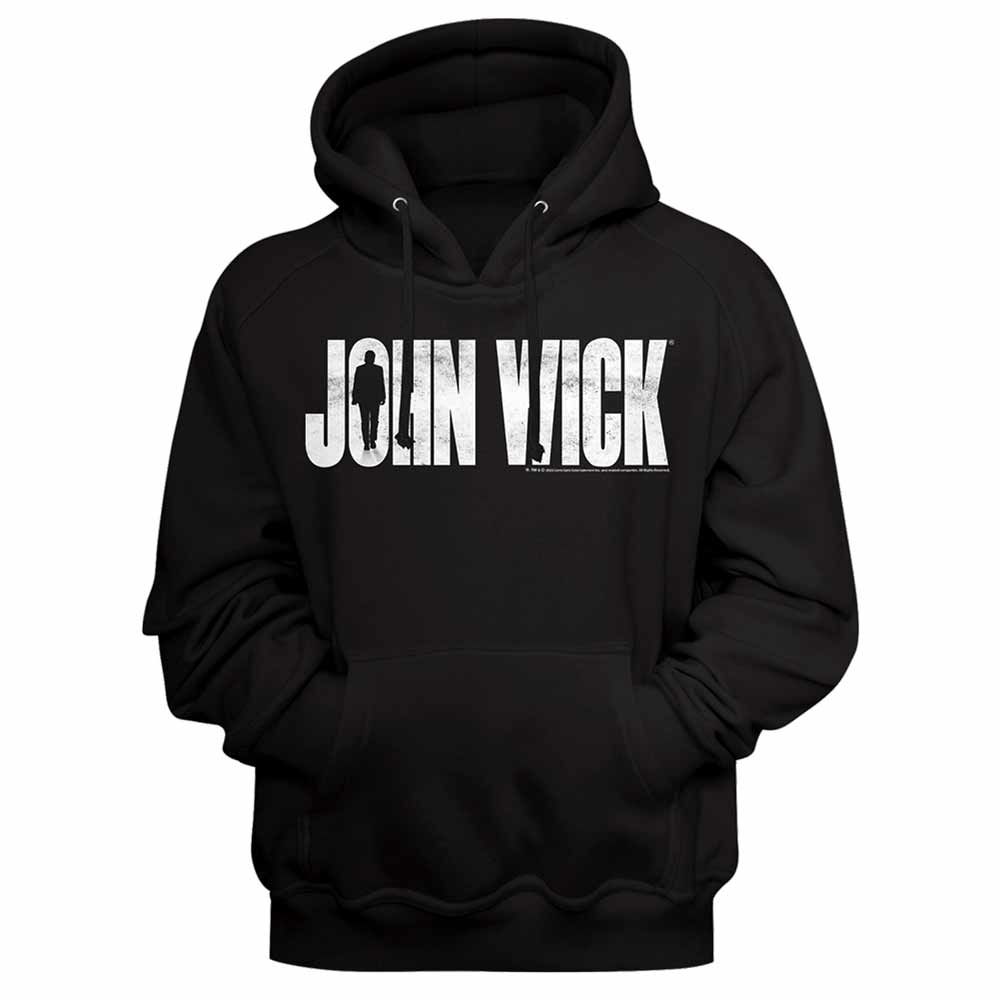 John Wick Silhouette Black Hoodie