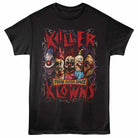 Killer Klowns from Outer Space Panels Black T-Shirt