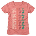 KISS Washed Out Logo Heather Peach Women's T-Shirt