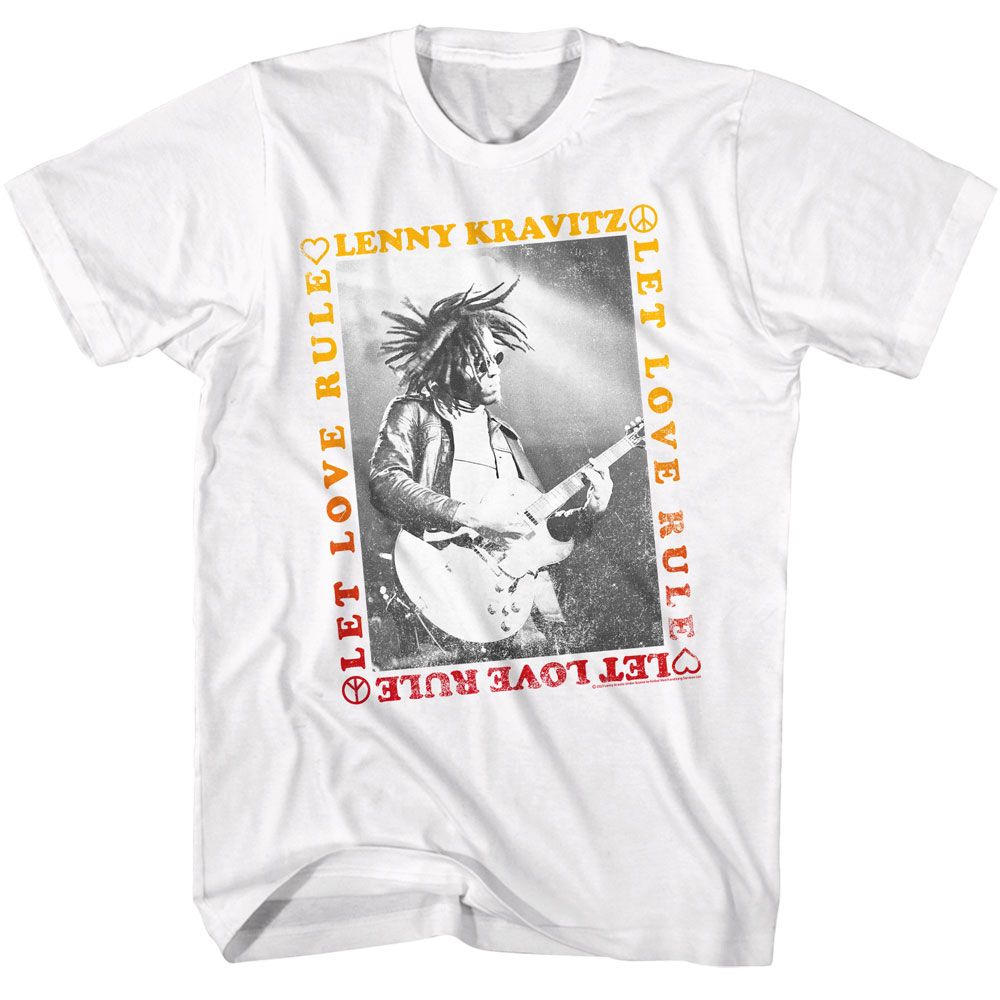 Wholesale Lenny Kravitz Let Love Rule Border T-Shirt