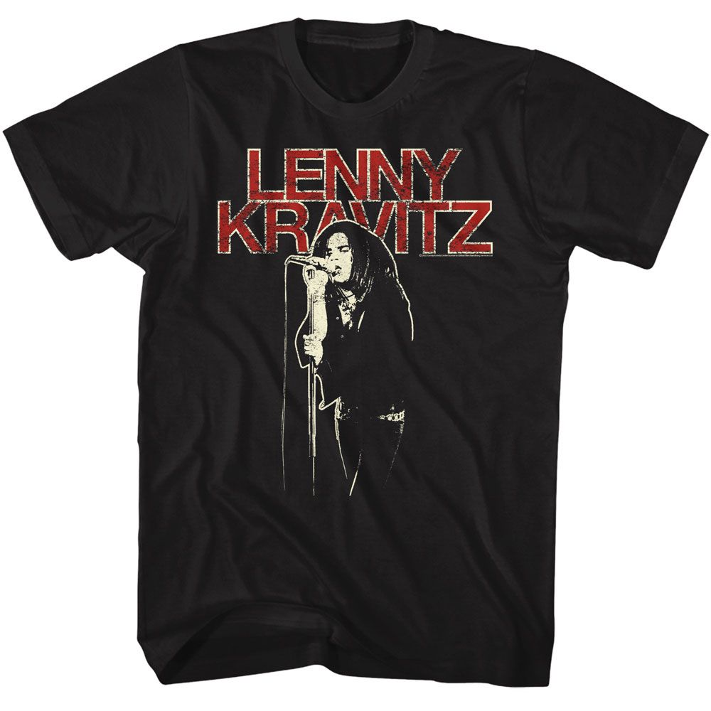 Wholesale Lenny Kravitz Distress Text T-Shirt