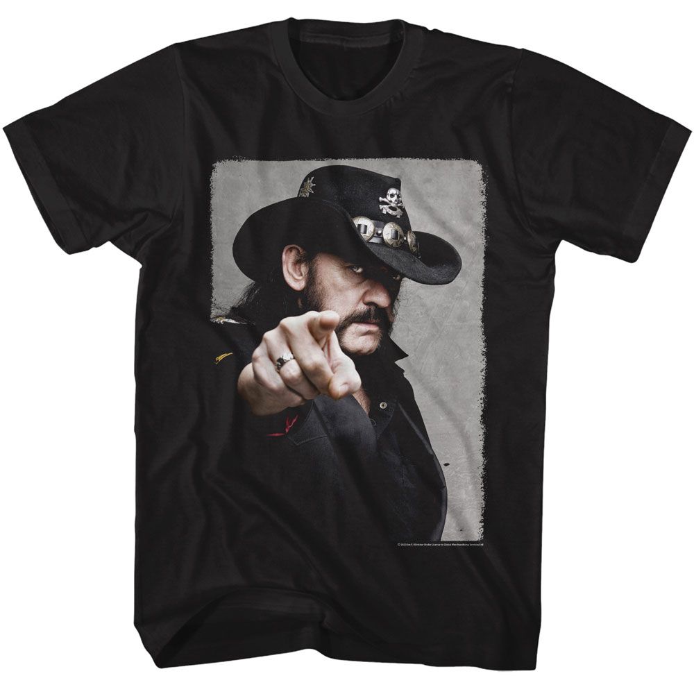 Wholesale Lemmy Kilmister Pointing T-Shirt