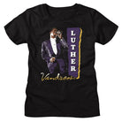 Luther Vandross Luther Vandross Purple Suit Black Women's T-Shirt