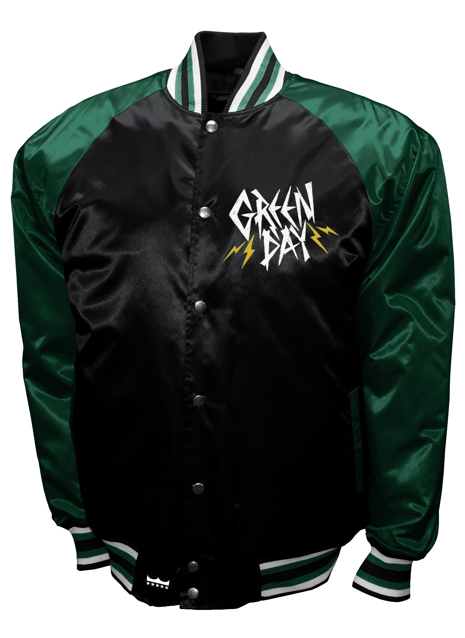 Green Day Rock Satin Jacket